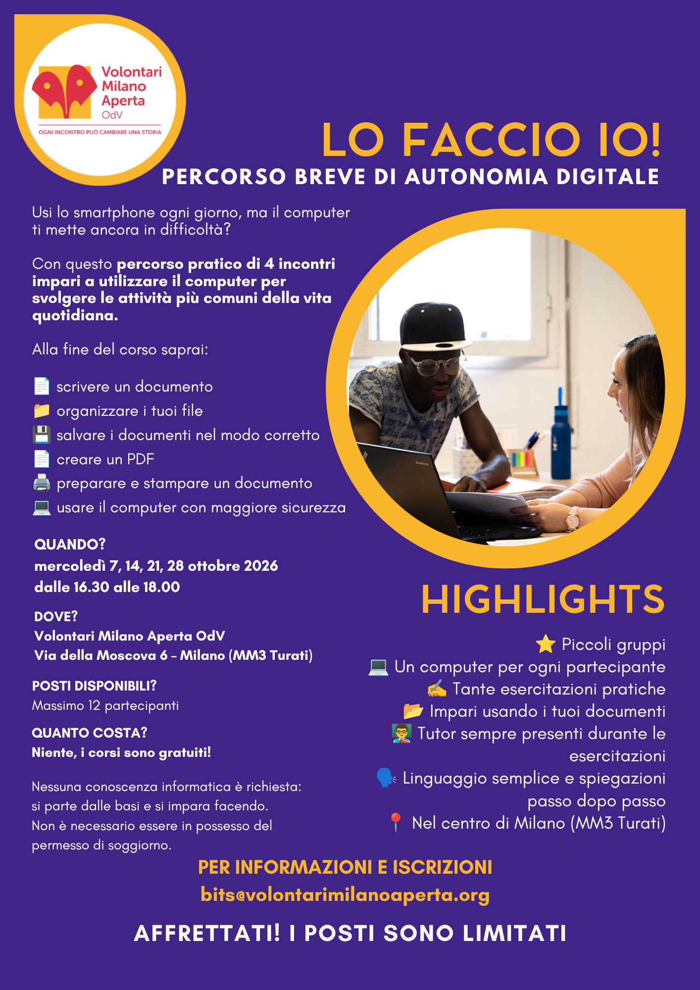 Percorso breve di autonomia digitale “Lo faccio io”